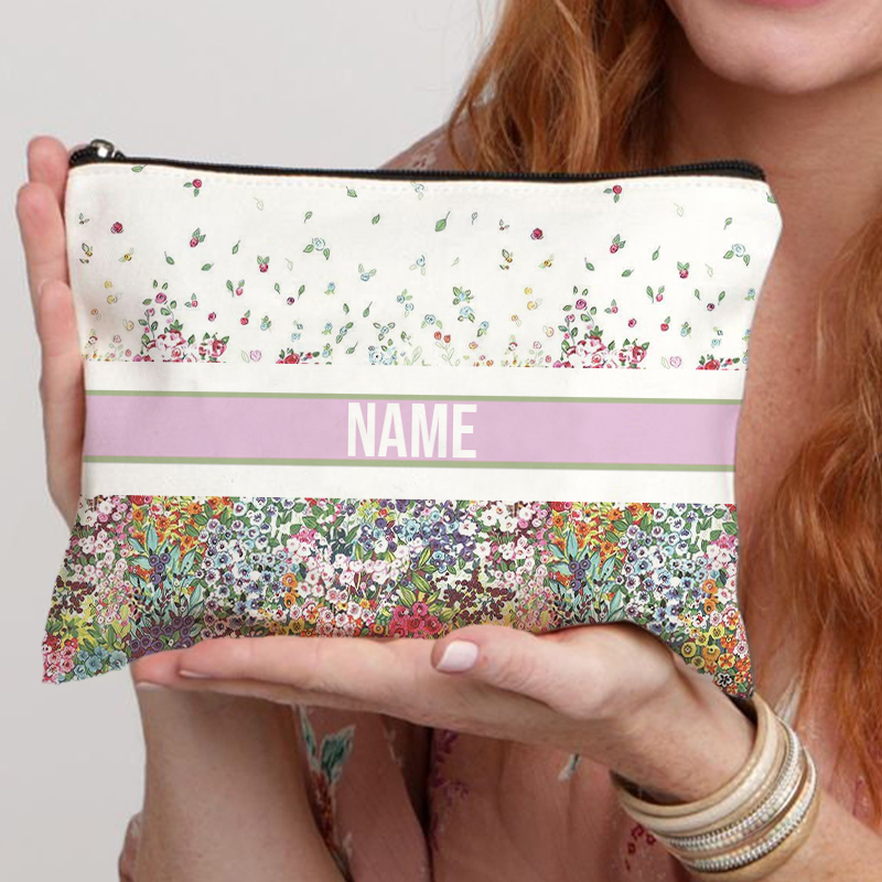 Luxury Skincare Brands - Bolsa de cosméticos con nombre personalizado