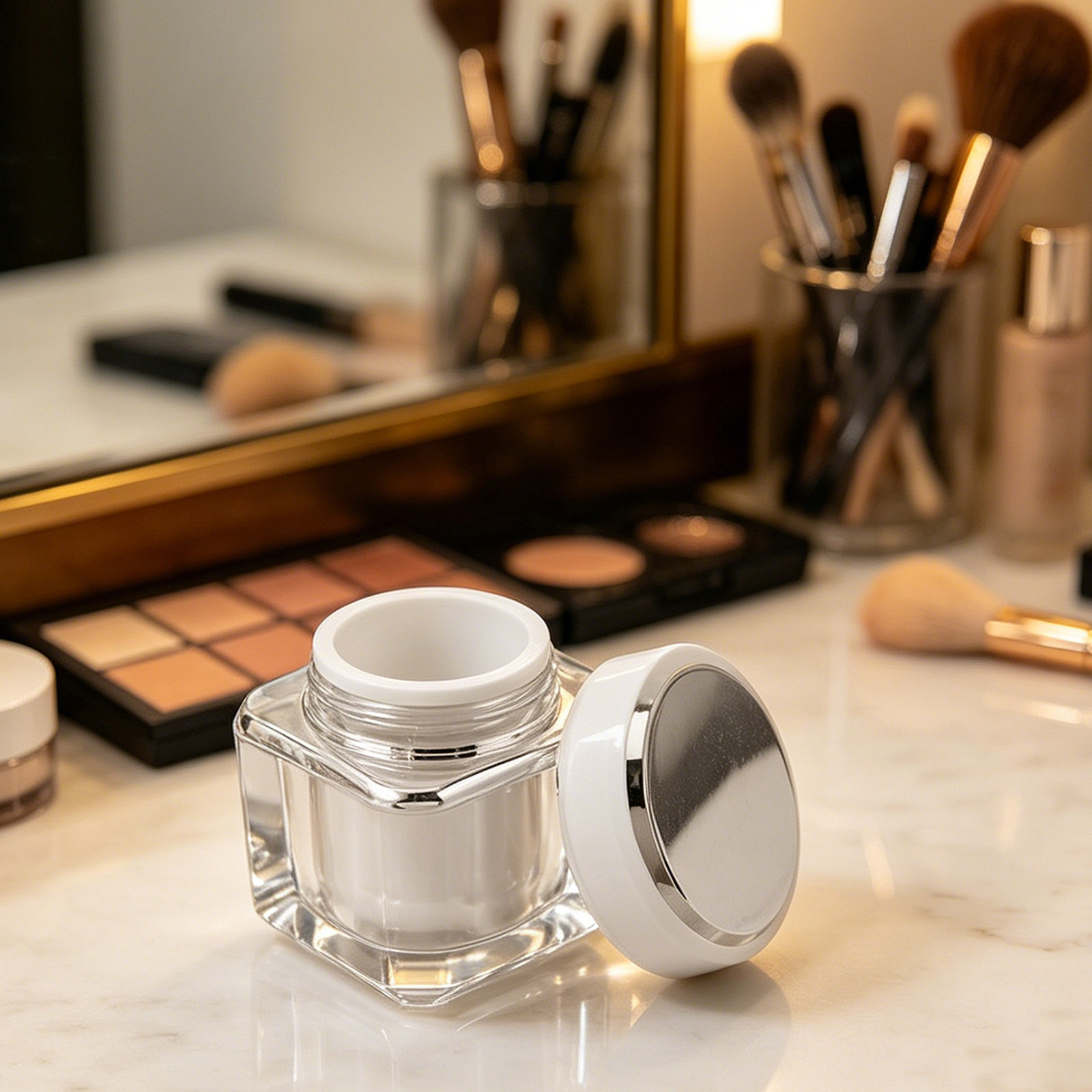Luxury Skincare Packaging - Juego de Botellas de Vidrio con